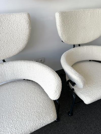  Poggi Pair of Armchairs PL19 by Franco Albini for Poggi Italy 1960s