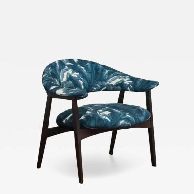  Poggi Pair of wooden armchairs prod Poggi Italy 1950