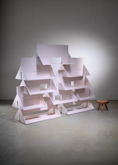  Poggi Stacking Modular Bookcase by Ugo La Pietra for Poggi