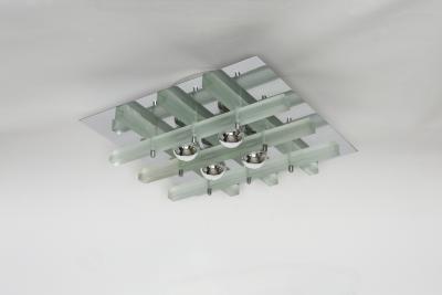  Poliarte Murano glass ceiling light by Poliarte Italy circa 1960s