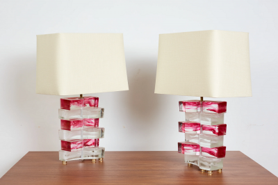  Poliarte PAIR OF POLIARTE TABLE LAMPS