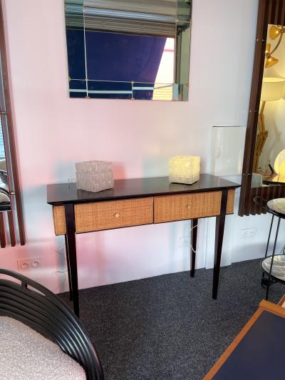  Poliarte Pair of Glass Cube Lamps by Poliarte Italy 1970s