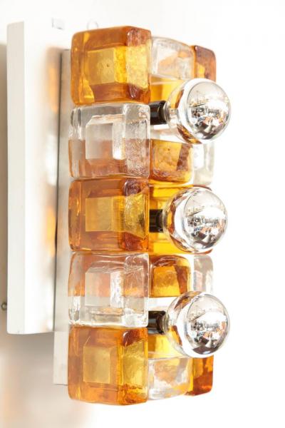  Poliarte Pair of Poliarte Sconces Made in Milan in 1970