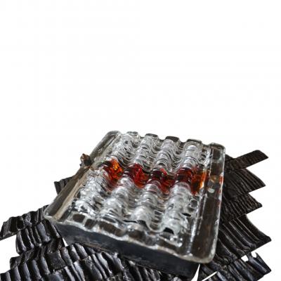  Poliarte Poliarte Brutalist Wall Lamp by Albano Poli 1970
