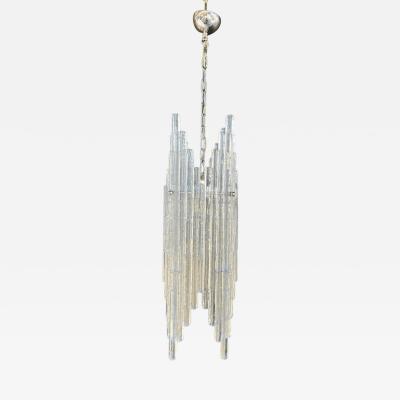  Poliarte Vintage Italian Pendant with Murano Glass Rods by Poliarte
