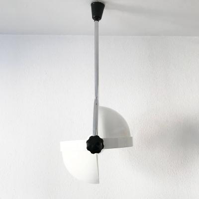  Poltronova Large Exceptional Mid Century Modern Pendant Lamp or Hanging Light Italy 1970s