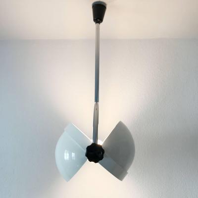  Poltronova Large Exceptional Mid Century Modern Pendant Lamp or Hanging Light Italy 1970s