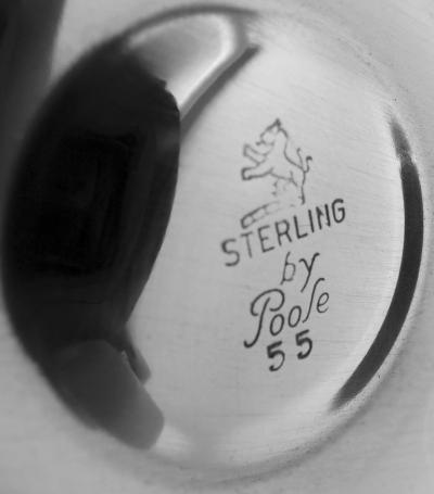  Poole American Midcentury Modern Sterling Silver Ice Bucket