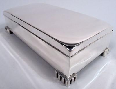  Poole Classic Midcentury Modern Sterling Silver Box by Poole