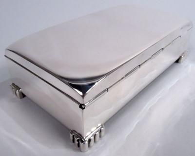  Poole Classic Midcentury Modern Sterling Silver Box by Poole