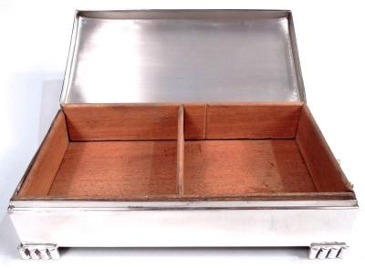  Poole Classic Midcentury Modern Sterling Silver Box by Poole