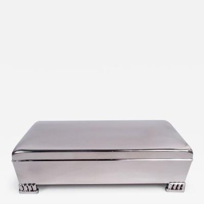  Poole Poole American Modern Sterling Silver Keepsake Box