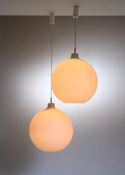  Poulsen 2 of 13 Large Vilhelm Wohlert Pendant Lamps for Poulsen