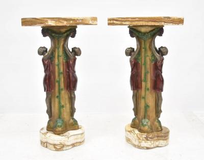  Pr PIERRE SEGA ART DECO FERN STAND PEDESTALS