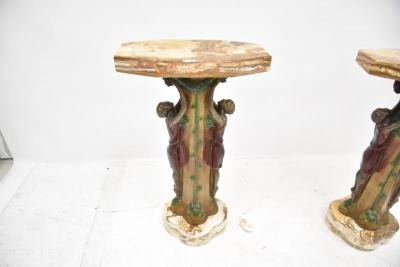  Pr PIERRE SEGA ART DECO FERN STAND PEDESTALS