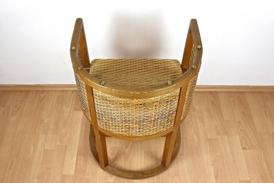  Prag Rudniker 20th Century Art Nouveau Armchair Mod 1307 by Prag Rudniker Austria ca 1903