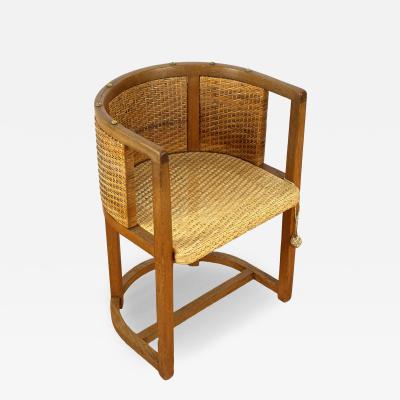  Prag Rudniker 20th Century Art Nouveau Armchair Mod 1307 by Prag Rudniker Austria ca 1903