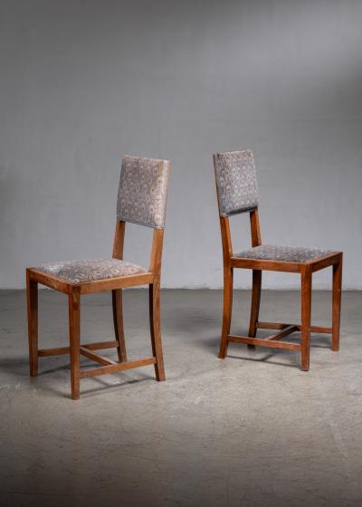  Prag Rudniker Pair of Hans Vollmer dining chairs