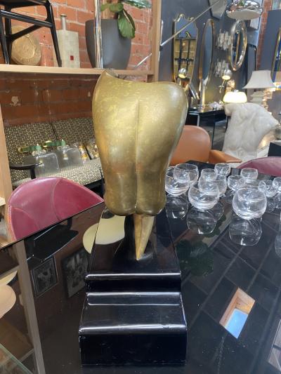  Pragos Gilt Bronze Sculpture Representing an Archer by Maxime Delo for Pragos 1970s