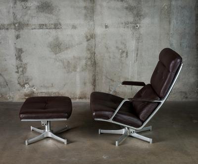  Preben Fabricius and Jorgen Kastholm Fabricius Kastholm Lounge Chair
