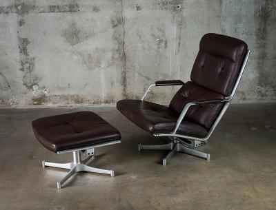  Preben Fabricius and Jorgen Kastholm Fabricius Kastholm Lounge Chair