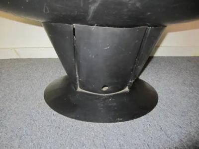  Preway Magnificent Malm style Cone Wood Burning Fireplace Rare Lime Green