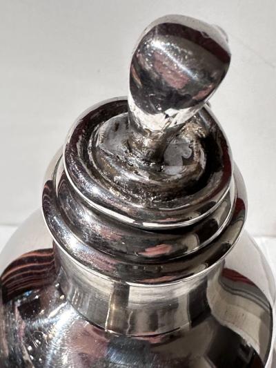  Prima S lvplet Vintage Danish Art Deco Silver Plated Cocktail Shaker by Prima S lvplet