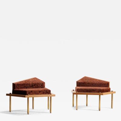 Proisy Studio Pair of Alpha Armchairs By Proisy Studio