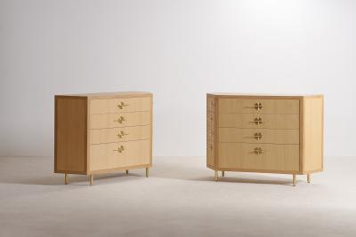  Proisy Studio Pair of Delta Chest of Drawers By Proisy Studio