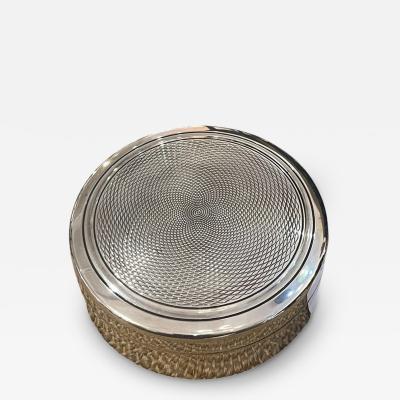  Puiforcat 1980s Silver plated decorative box by Puiforcat