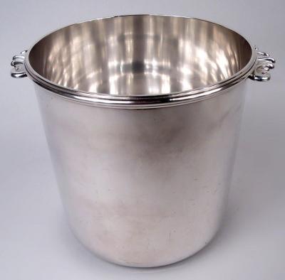  Puiforcat Puiforcat French Art Deco Classical Silverplate Wine Cooler Ice Bucket