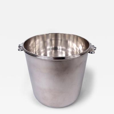  Puiforcat Puiforcat French Art Deco Classical Silverplate Wine Cooler Ice Bucket