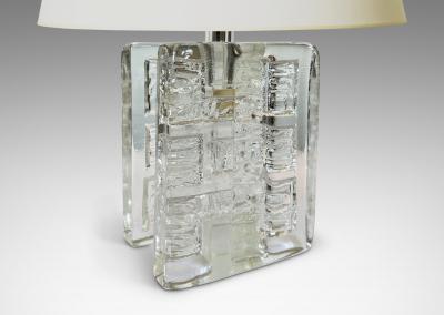  Pukeberg Pair of Brutalist Table Lamps by by Uno Westerberg for Pukeberg