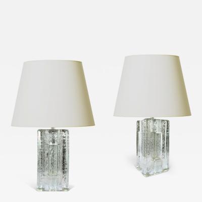  Pukeberg Pair of Table Lamps by Uno Westerberg for Pukeberg
