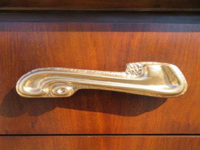  Pulaski Furniture Corporation Fabulous Sculptural Tall Chest Dresser by Pulaski Witco Oceanic Style