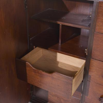  Pulaski Furniture Corporation Witco Style Pulaski Oceanic Mid Century Highboy Armoire