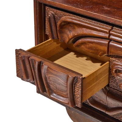  Pulaski Furniture Corporation Witco Style Pulaski Oceanic Mid Century Lowboy Dresser