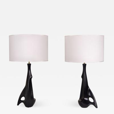  Pulcinelli Pair of Pulcinelli Ceramic Table Lamps for Esperia circa 2017 Italy