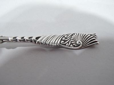  R Wallace Sons Set of 6 Antique American Art Nouveau Sterling Silver Demitasse Spoons