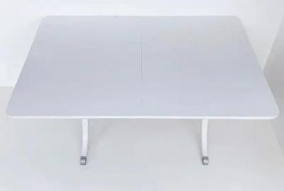  R Way Rway Mid century RWAY Furniture Company Painted Dining Table Fitted Glass Top