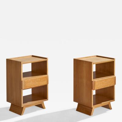  R Way Rway Rway Nightstands with Mahogany and Birch USA 1940s