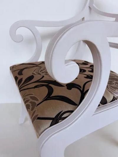  R Way Rway Vintage RWAY Furniture Company Painted Dining Chairs Set of 6