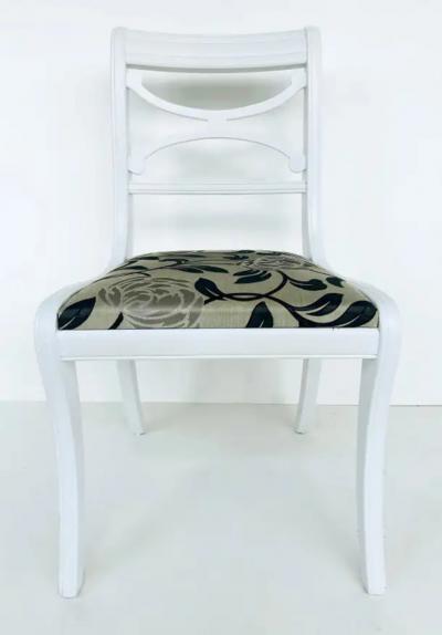  R Way Rway Vintage RWAY Furniture Company Painted Dining Chairs Set of 6