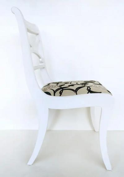  R Way Rway Vintage RWAY Furniture Company Painted Dining Chairs Set of 6
