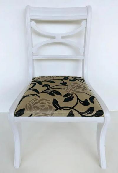  R Way Rway Vintage RWAY Furniture Company Painted Dining Chairs Set of 6