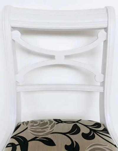  R Way Rway Vintage RWAY Furniture Company Painted Dining Chairs Set of 6