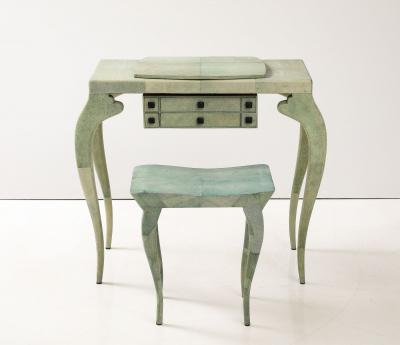  R Y Augousti R Y Agousti Shagreen Vanity and Stool