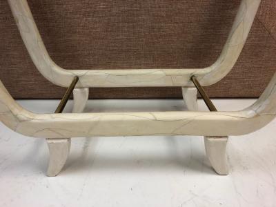  R Y Augousti R Y Augousti Goatskin Parchment Console