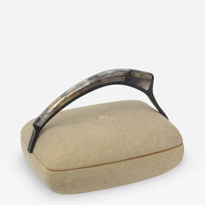  R Y Augousti R Y Augousti Shagreen Covered and Mother of Pearl Covered Box
