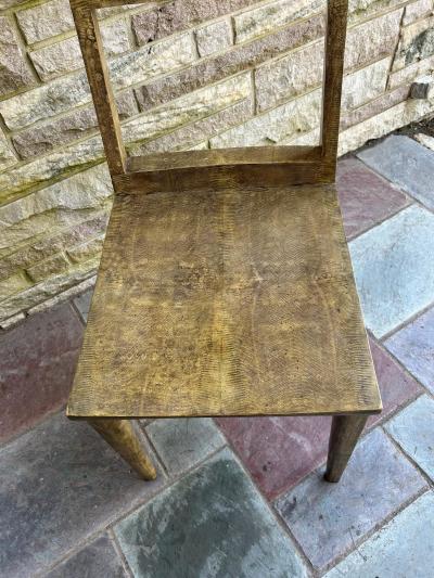  R Y Augousti Rare R Y Augousti JMF Style Shagreen Chair